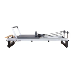 A8-Pro Pilates Reformer showcasing oversized carriage and smooth 8-wheel system.