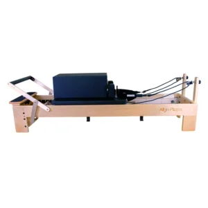 M8-Pro Maple Wood Pilates Reformer with Sitting Box